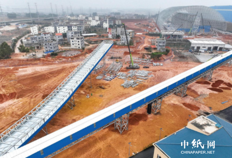 PG电子平台玖龙纸业（北海）百万吨林浆纸一体化项目一期建设加紧推进(图1)